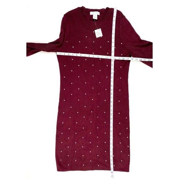Planet Gold Sweater Dress 2X Wine Red Plus Juniors‎ - Picture 4 of 9